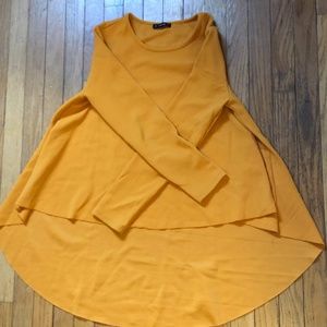 Yellow Blouse, High Low